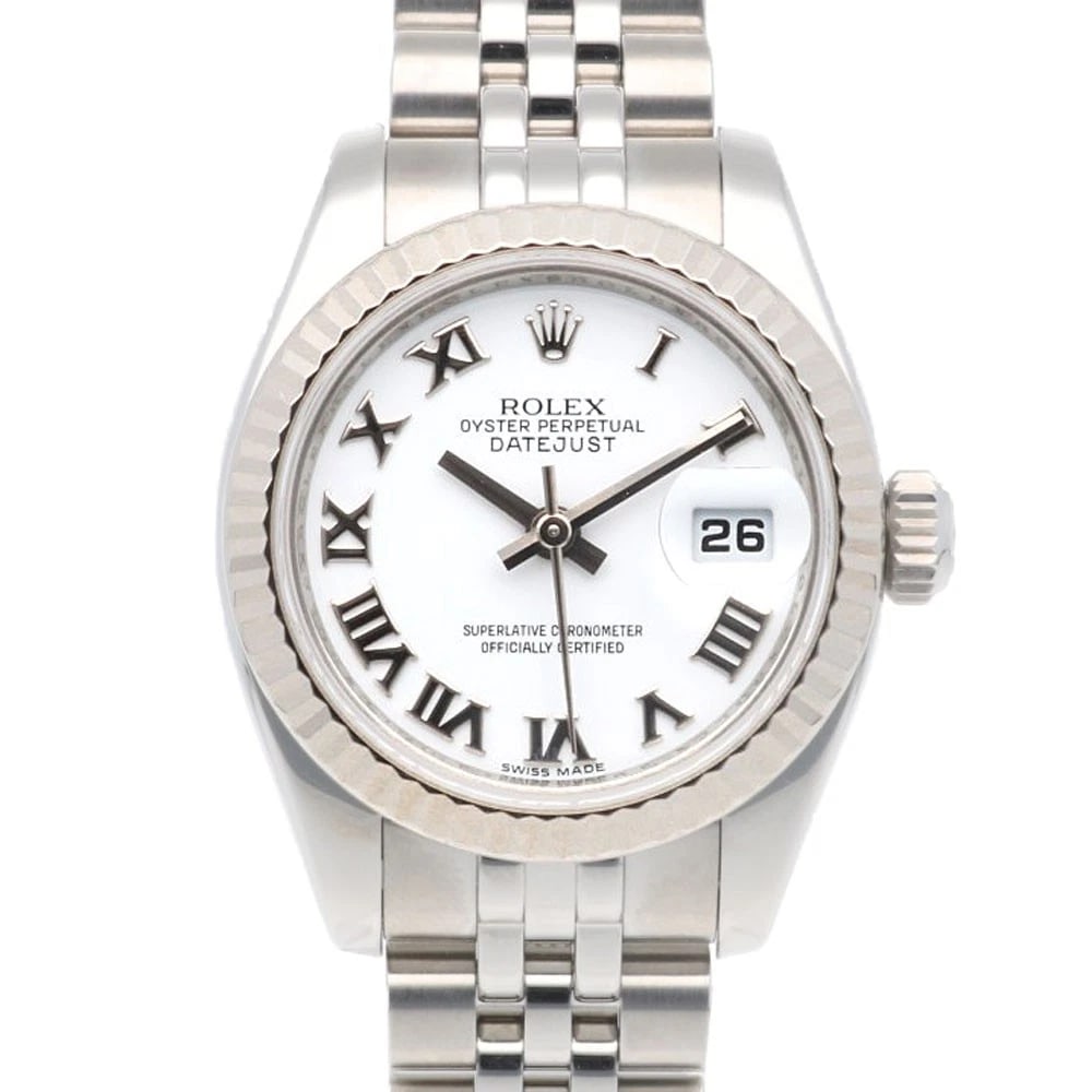 ROLEX DATEJUST WATCHES STAINLESS STEEL K18 WHITE GOLD WATCH: ROLEx Datejust Watches Stainless Steel K18 white gold Watch Brand: ROLEx Type/Style: Wristwatch Material: Case : Stainless Steel x K18 white gold Band : Stainless Steel Color: Silver / white Size: Cas