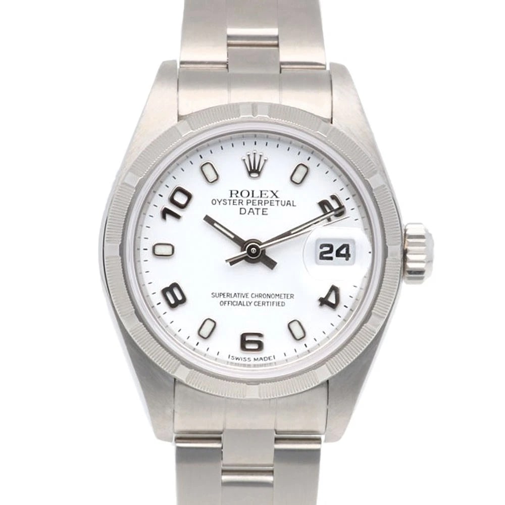 ROLEX DATE WATCHES STAINLESS STEEL ARABIC NUMERALS WATCH: ROLEx Date Watches Stainless Steel Arabic numerals Watch Brand: ROLEx Type/Style: Wristwatch Material: Stainless Steel Color: Silver / white Size: Case Diameter:26.0mm Band Length:5.9inch / 15.0cm