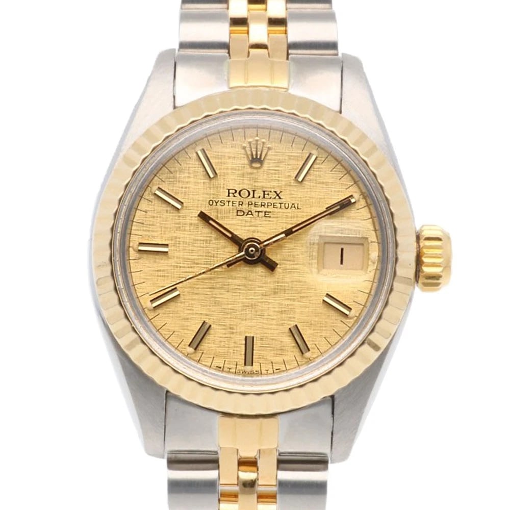 ROLEX DATE WATCHES STAINLESS STEEL K18 YELLOW GOLD WATCH: ROLEx Date Watches Stainless Steel K18 yellow gold Watch Brand: ROLEx Type/Style: Wristwatch Material: Case : Stainless Steel x K18 yellow gold Band : Stainless Steel Color: Silver / gold Size: Case D