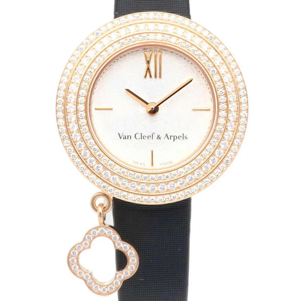 VAN CLEEF & ARPELS CHARM MINI WATCH ES K18 PINK GOLD CHARM WATCH (1 of 4)