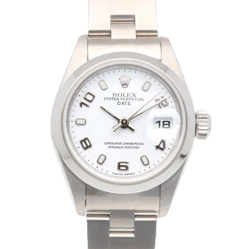 ROLEX DATE WATCHES STAINLESS STEEL ARABIC NUMERALS WATCH: ROLEx Date Watches Stainless Steel Arabic numerals Watch Brand: ROLEx Type/Style: Wristwatch Material: Stainless Steel Color: Silver / white Size: Case Diameter:25.0mm Band Length:6.7inch / 17.0cm