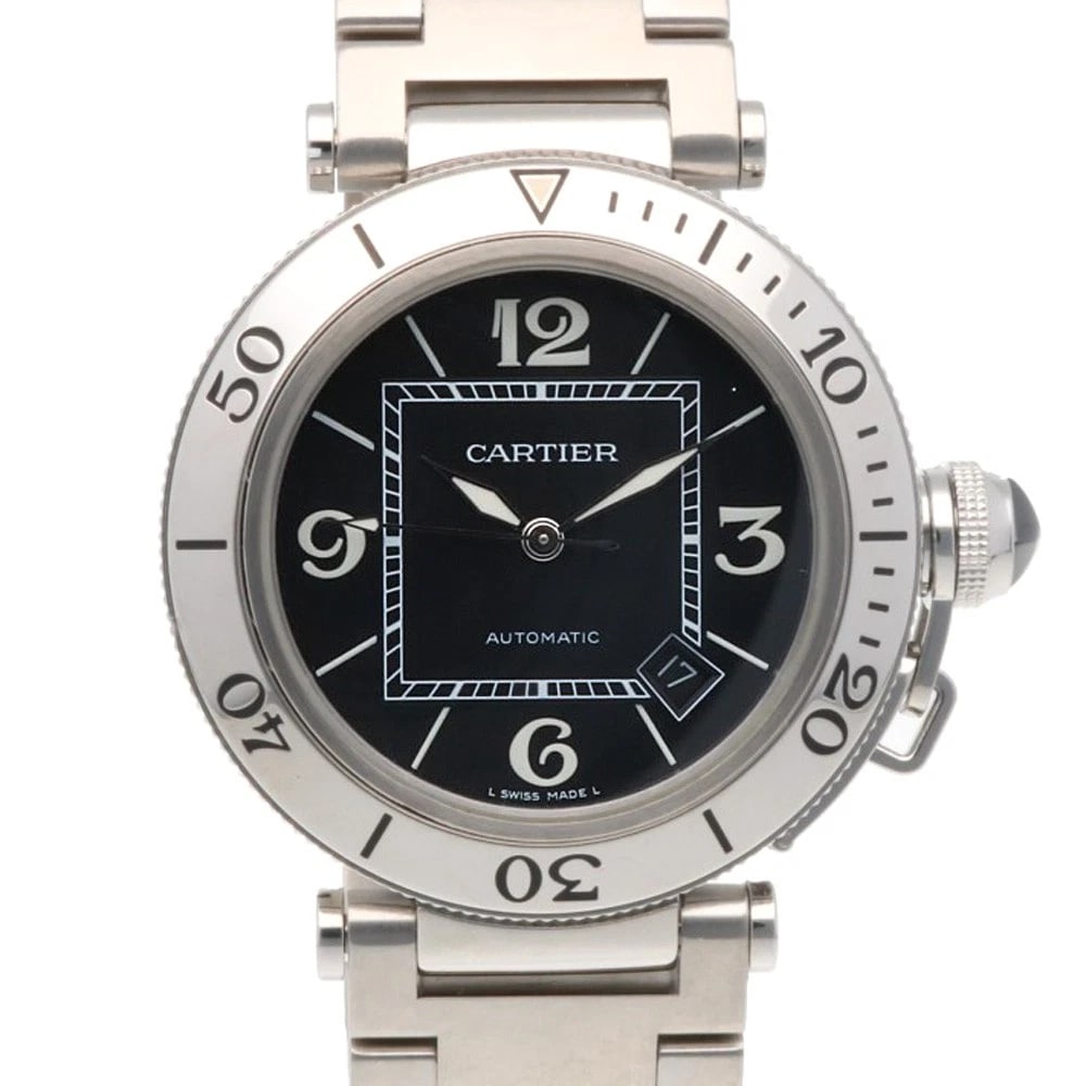 CARTIER PACHA SEA TIMER WATCHES STAINLESS STEEL WATCH (1 of 3)