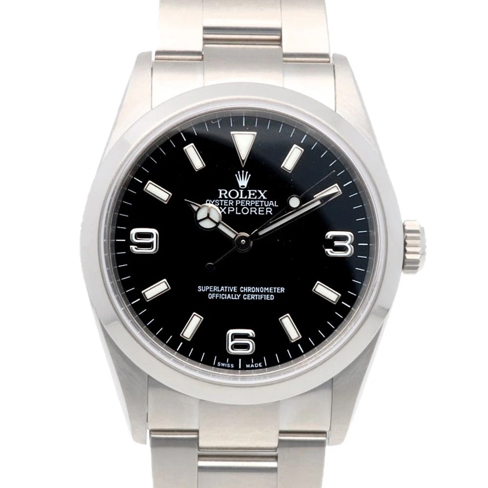 ROLEX EXPLORER WATCHES STAINLESS STEEL WATCH: ROLEx Explorer Watches Stainless Steel Watch Brand: ROLEx Type/Style: Wristwatch Material: Stainless Steel Color: Silver / black Size: Case Diameter:36.0mm Band Length:6.7inch / 17.0cm Accessories