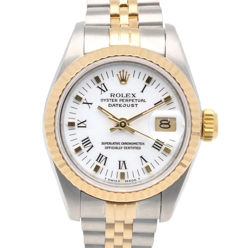 ROLEX DATEJUST WATCHES STAINLESS STEEL K18 YELLOW GOLD WATCH: ROLEx Datejust Watches Stainless Steel K18 yellow gold Watch Brand: ROLEx Type/Style: Wristwatch Material: Case : Stainless Steel x K18 yellow gold Band : Stainless Steel Color: Silver / gold x white 