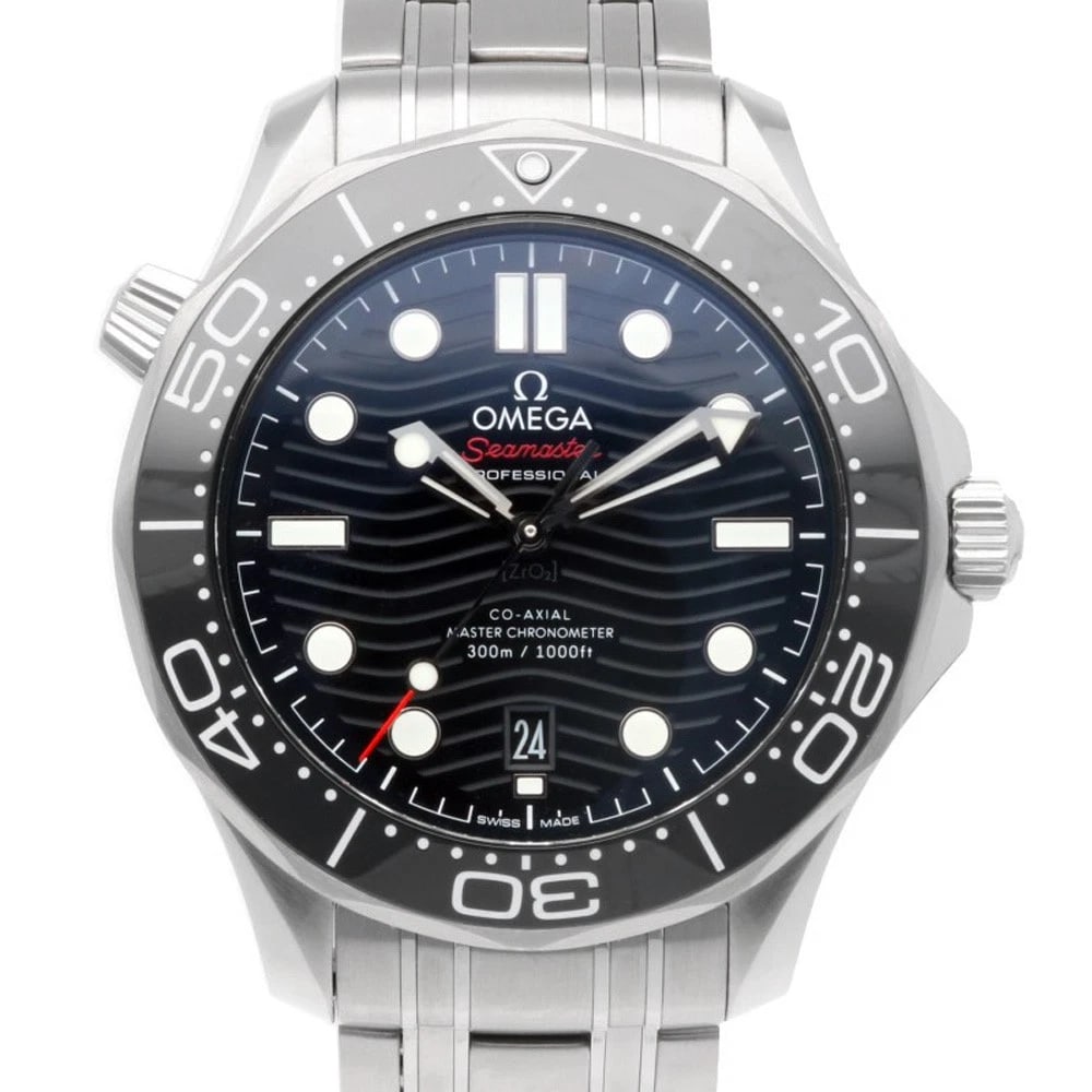 OMEGA SEAMASTER CO-AXIAL DIVER WATCHES STAINLESS STEEL WATCH: OMEGA Seamaster Co-Axial Diver Watches Stainless Steel Watch Brand: OMEGA Type/Style: Wristwatch Material: Stainless Steel Color: Silver / black Size: Case Diameter:42.0mm Band Length:6.7inch / 17.0cm
