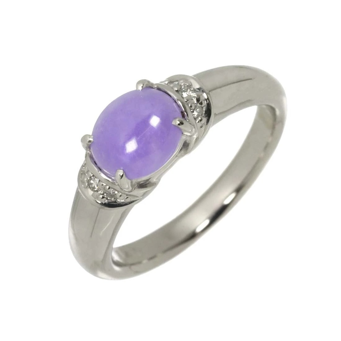 JADE DIAMOND RING PLATINUM: Jade Diamond Ring Platinum Brand: Unbranded Type/Style: Ring Material: Platinum, Color: Platinum Size: 6-6.25(US) Accessories: None Accessories Notice: When purchasing pre-owned goods, ple