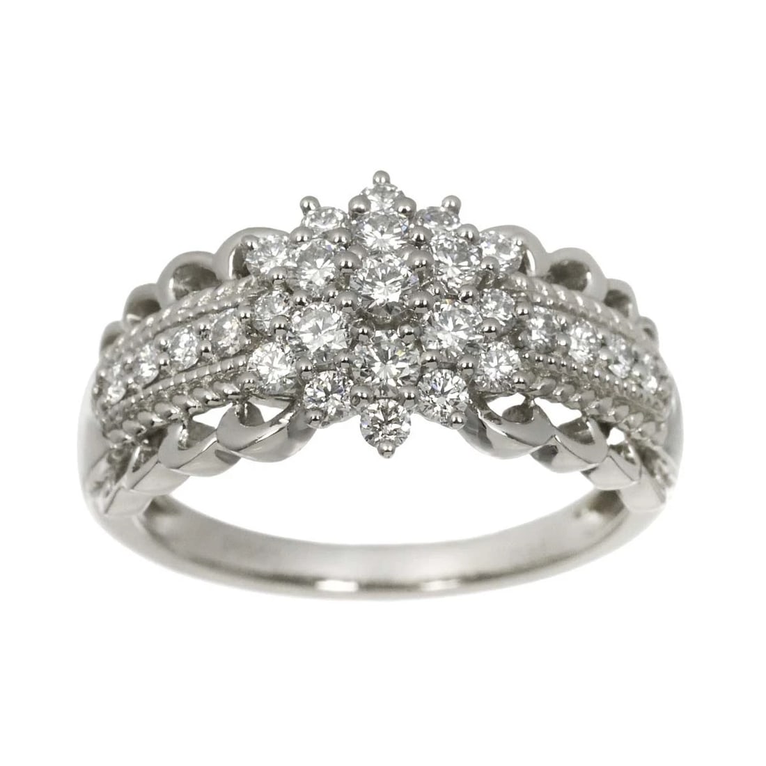DIAMOND RING PT PLATINUM - 2