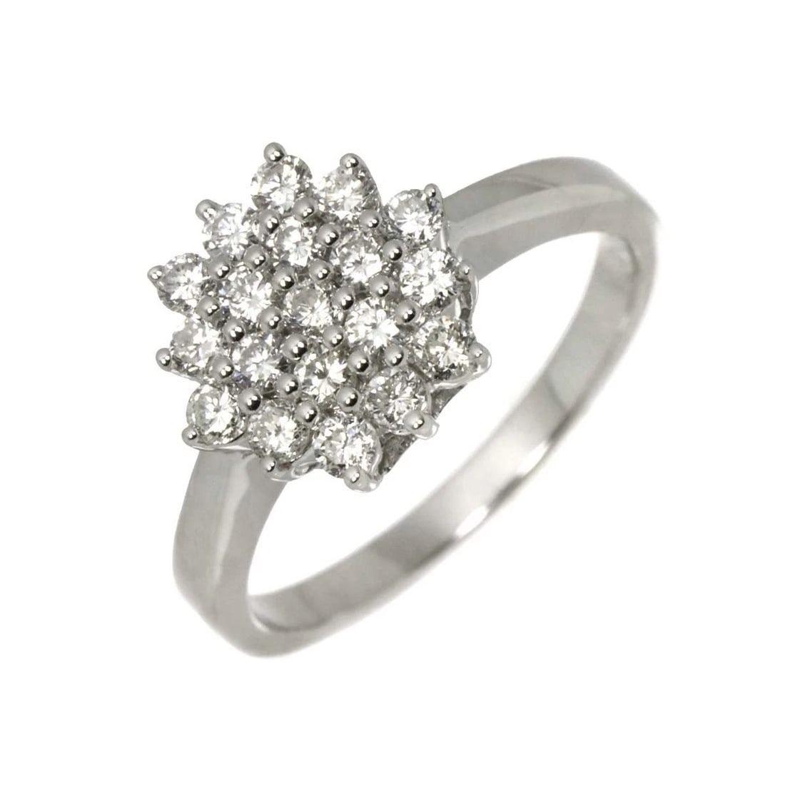 PONTE VECCHIO DIAMOND RING WG 750: Ponte Vecchio Diamond Ring WG 750 Brand: Ponte Vecchio Type/Style: Ring Material: 750 White Gold, Main Stone Natural Color: White Gold Size: 6.75(US) Accessories: None Accessories Notice: When