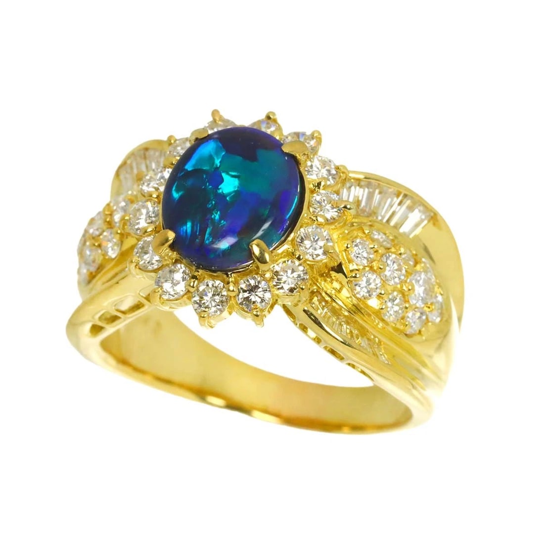 BLACKOPAL DIAMOND RING - 3
