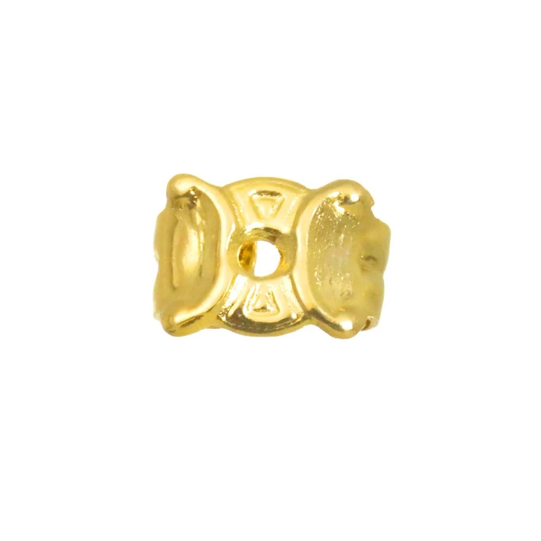 CELINE CIRCLE EARRINGS PIERCED - 5