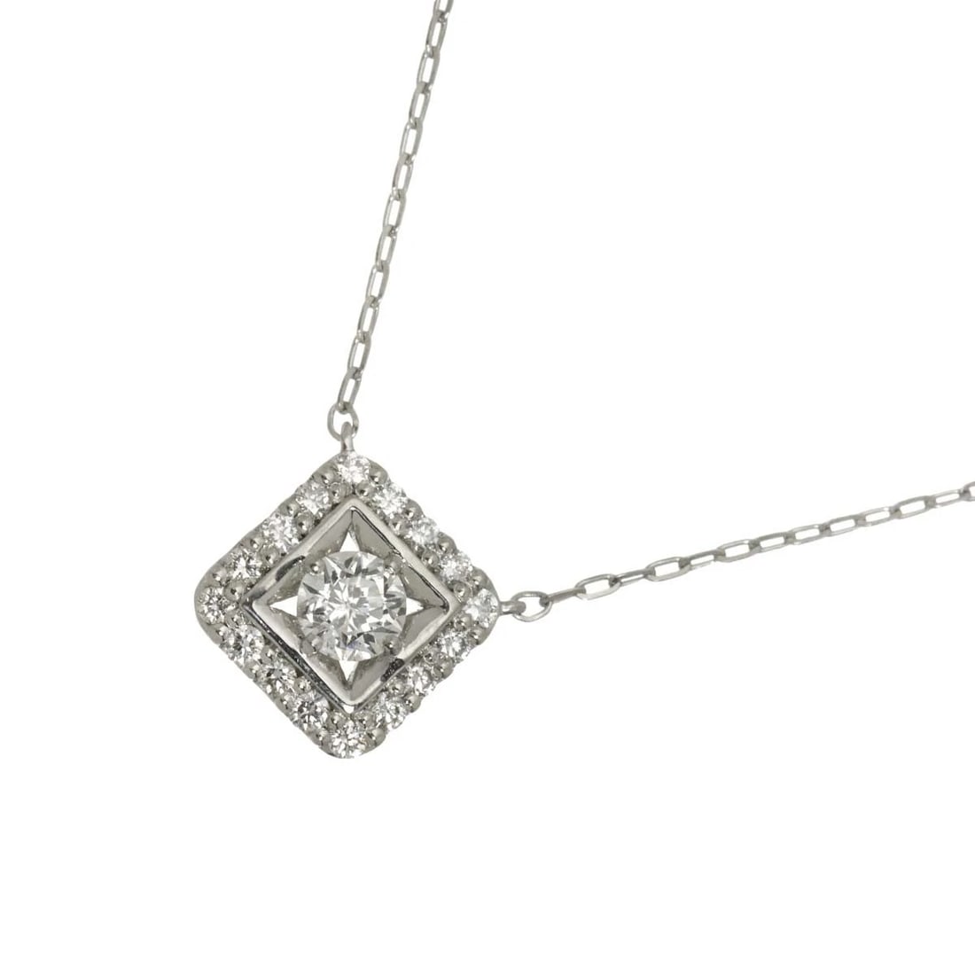 FESTARIA STAR DIAMOND NECKLACE PLATINUM: festaria Star Diamond Necklace Platinum Brand: festaria Type/Style: Necklace Material: Platinum, Color: Platinum Size: internal circumference of the chain:17.3inch(Adjustable) Top Charm(max):W 8x