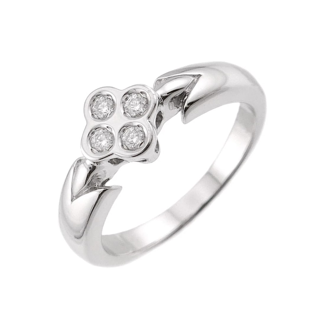 MIKIMOTO DIAMOND RING WG 750: MIKIMOTO Diamond Ring WG 750 Brand: MIKIMOTO Type/Style: Ring Material: 750 White Gold, Main Stone Natural Color: White Gold Size: 4(US) Accessories: None Accessories Notice: When purchasing