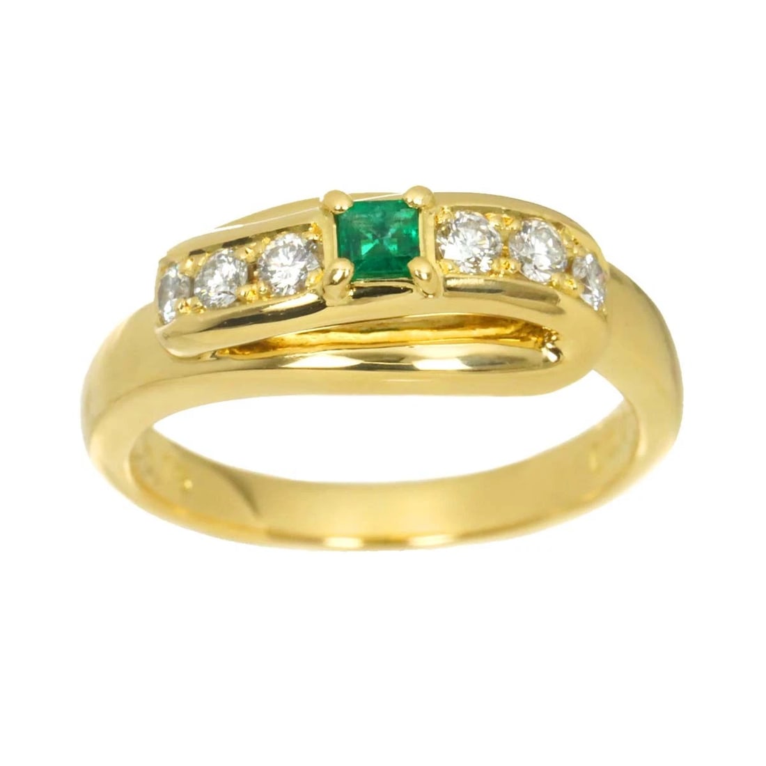 POLA EMERALD DIAMOND RING - 2