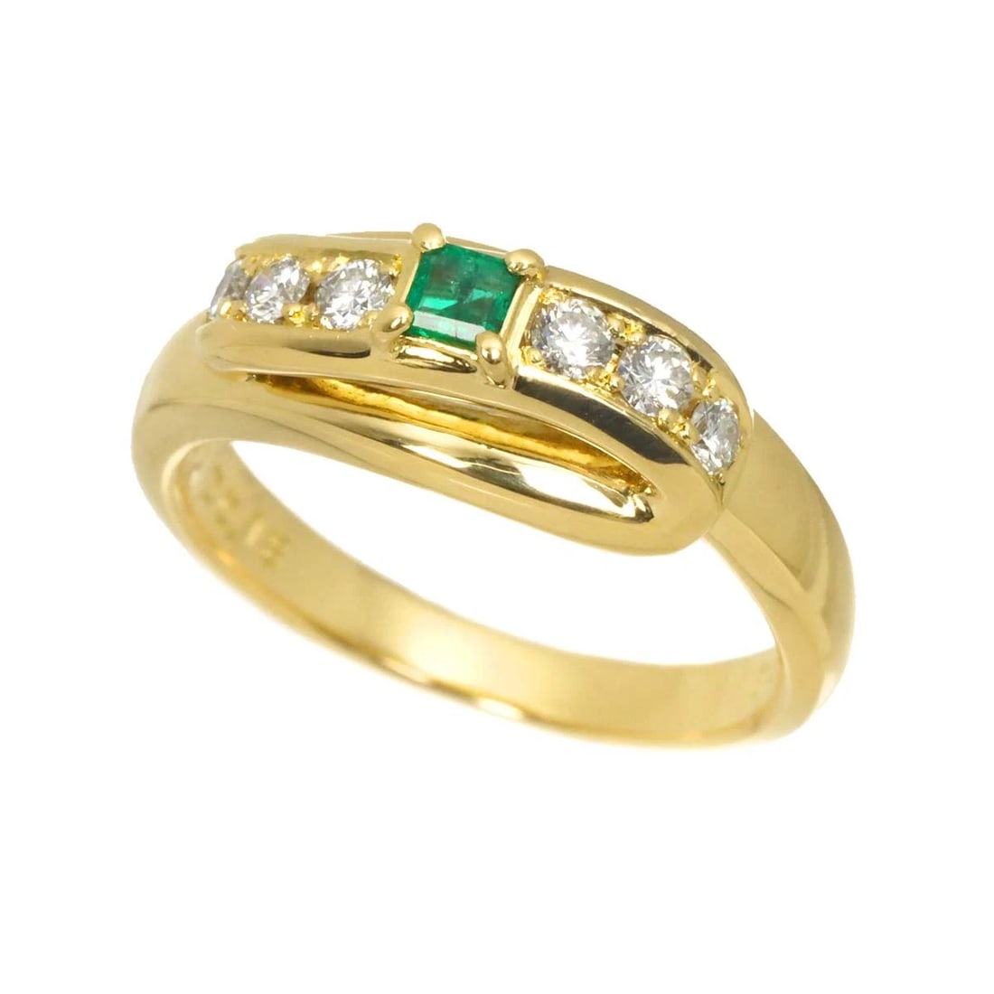 POLA EMERALD DIAMOND RING - 3