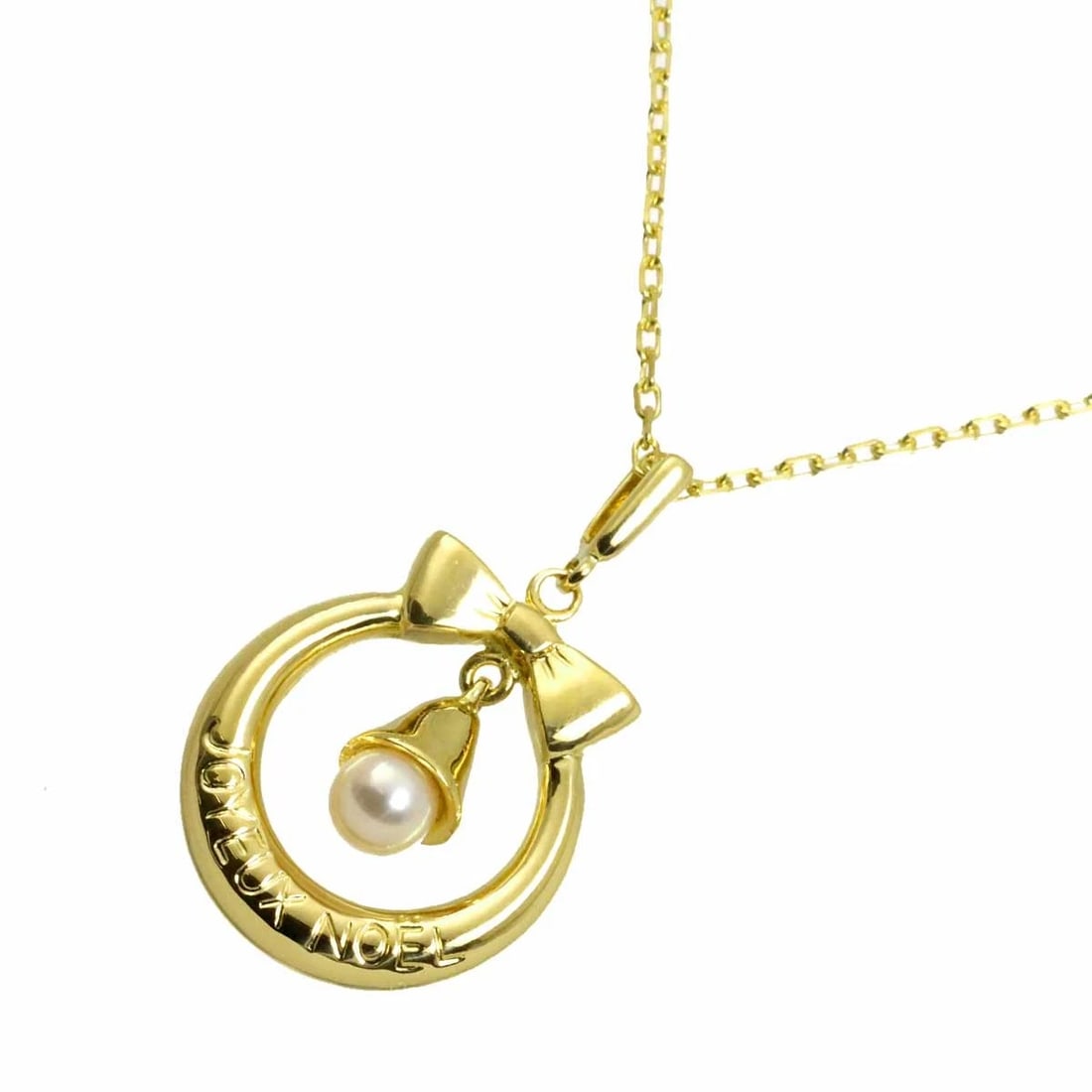MIKIMOTO BABY PEARL NECKLACE 750YELLOW GOLD: MIKIMOTO Baby Pearl Necklace 750Yellow Gold Brand: MIKIMOTO Type/Style: Necklace Material: 750 Yellow Gold, Color: Yellow Gold Size: internal circumference of the chain:15inch Top Charm(max):W14.7 x