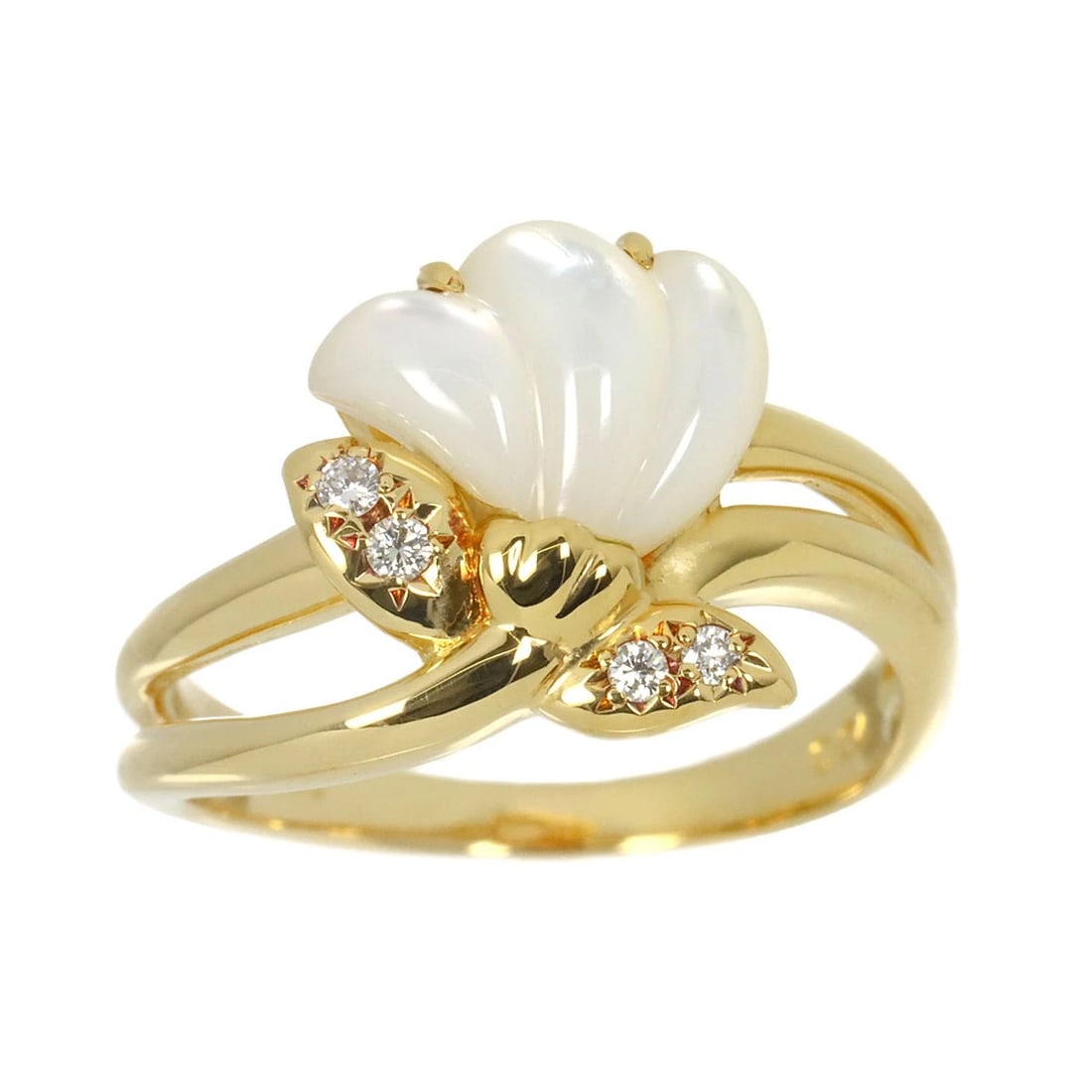 TASAKI MOP DIAMOND RING - 2