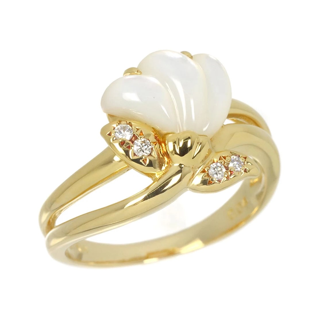 TASAKI MOP DIAMOND RING - 4