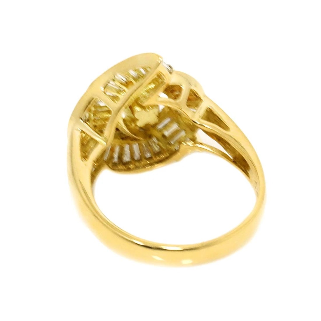 DIAMOND RING YG 750 - 4