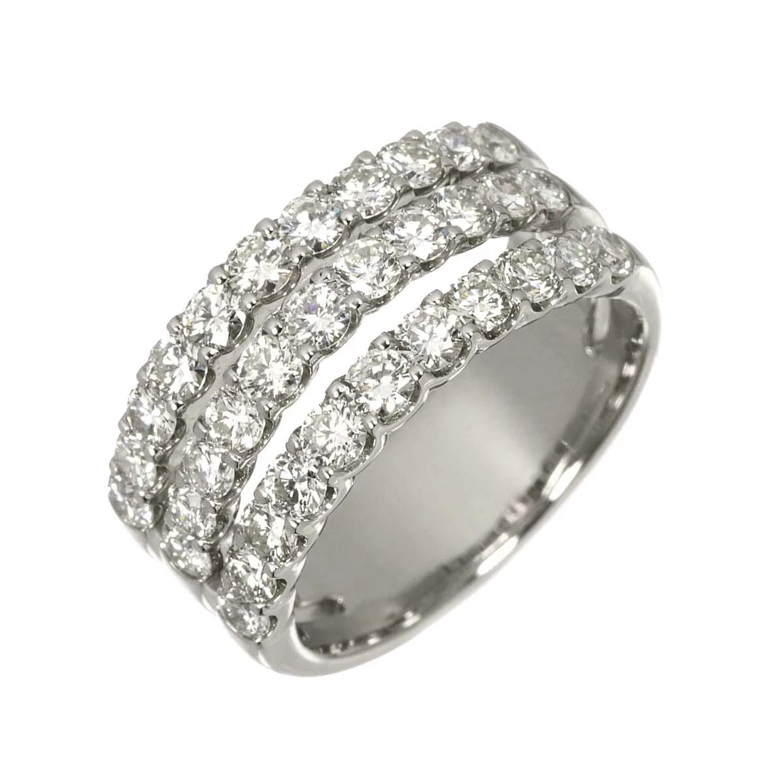 DIAMOND RING PLATINUM: Diamond Ring Platinum Brand: Unbranded Type/Style: Ring Material: Pt900, Main Stone Natural Color: Platinum Size: 6.75(US) Accessories: None Accessories Notice: When purchasing pre-owned goods,