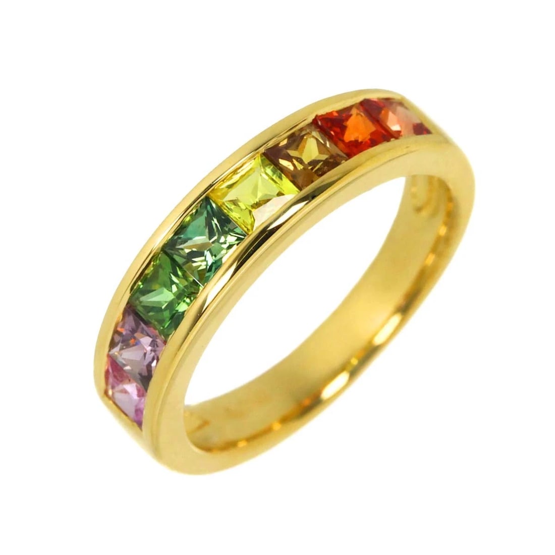 SAPPHIRE RING YG YELLOW GOLD 750: Sapphire Ring YG Yellow Gold 750 Brand: Unbranded Type/Style: Ring Material: 750 Yellow Gold, Main Stone Sapphire Color: Yellow Gold Size: 5.5-5.75(US) Accessories: None Accessories Notice: When
