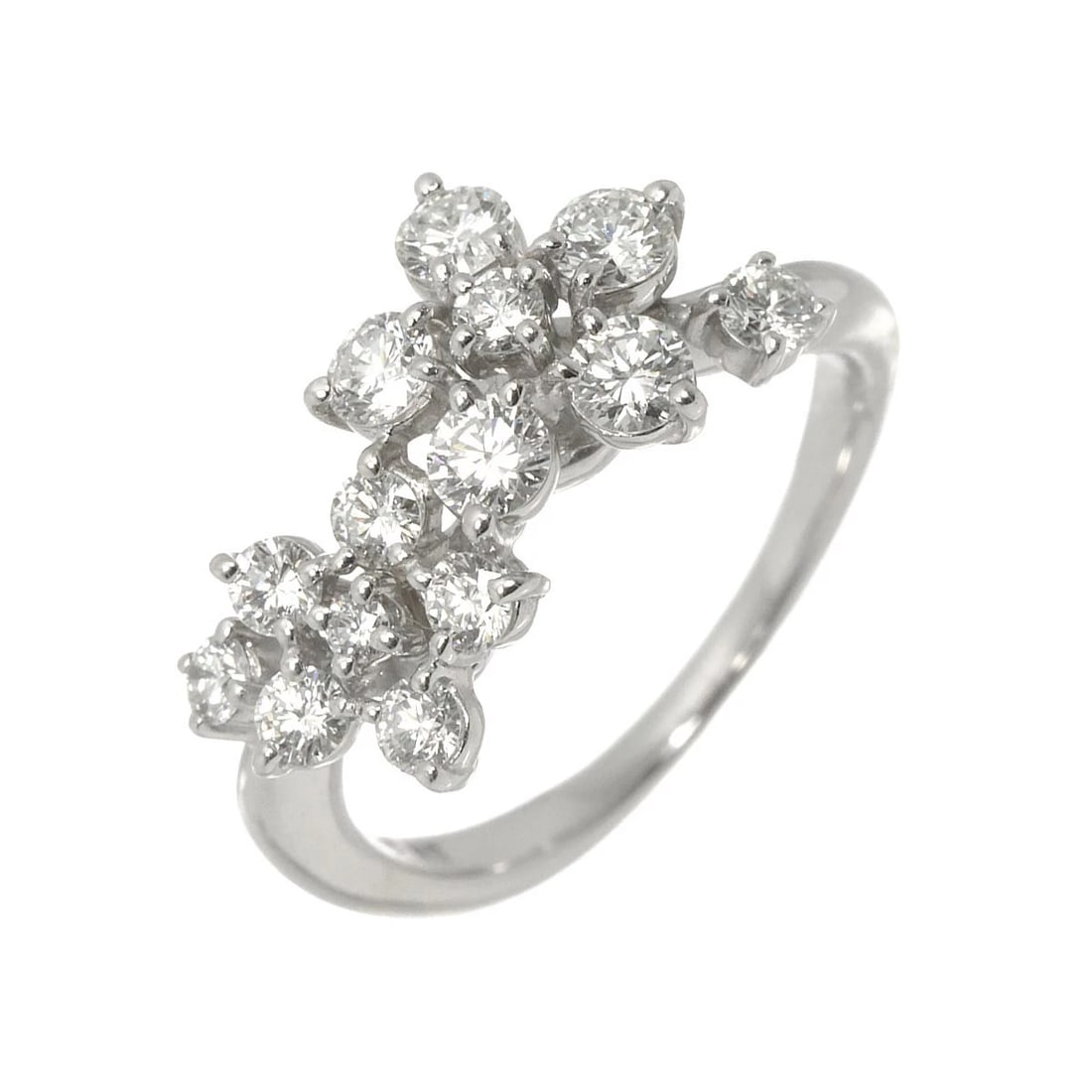 TASAKI DIAMOND RING WHITE GOLD 750: TASAKI Diamond Ring White Gold 750 Brand: TASAKI Type/Style: Ring Material: 750 White Gold, Main Stone Natural Color: White Gold Size: 5.25(US) Accessories: None Accessories Notice: When p