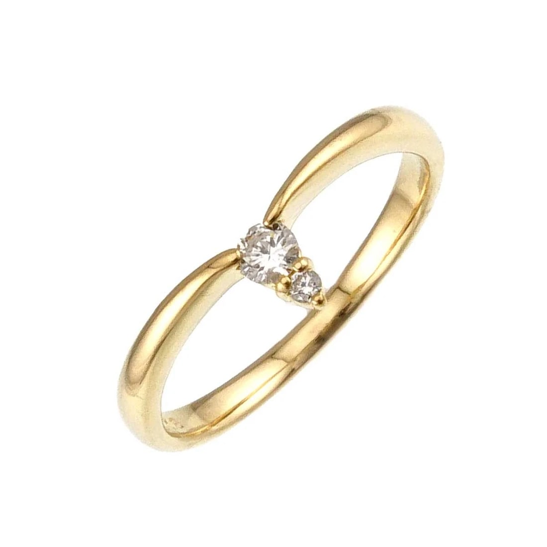 VENDOME AOYAMA DIAMOND RING YG: Vendome Aoyama Diamond Ring YG Brand: Vendome Aoyama Type/Style: Ring Material: 18K Yellow Gold, Main Stone Natural Color: Yellow Gold Size: 5.25(US) Accessories: None Accessories Notice: When