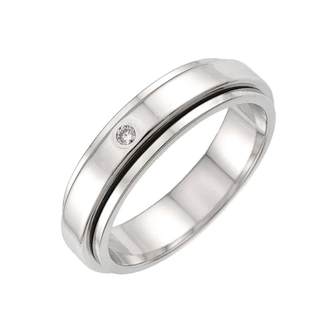 PIAGET POSSESSION DIAMOND RING WHITE GOLD 750: PIAGET Possession Diamond Ring White Gold 750 Brand: PIAGET Type/Style: Ring Material: 750 White Gold, Main Stone Natural Color: White Gold Size: 5.25-5.5(US) Accessories: None Accessories Notice: