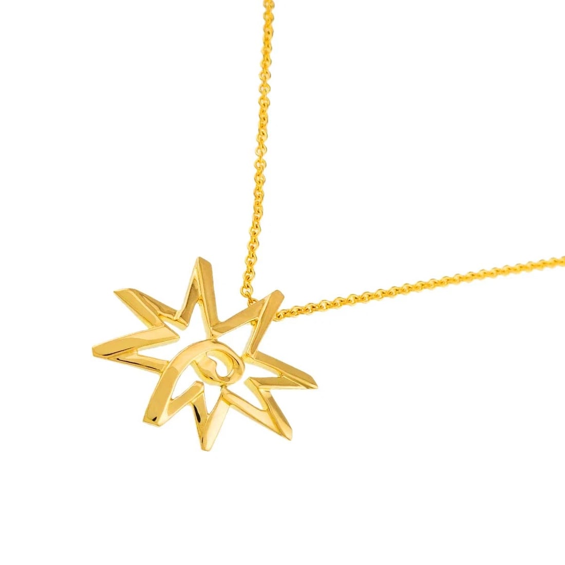 TIFFANY CO. PALOMA VOLUME STAR NECKLACE: TIFFANY Co. Paloma Volume Star Necklace Brand: TIFFANY Co. Type/Style: Necklace Material: 750 Yellow Gold, Color: Yellow Gold Size: internal circumference of the chain:23.6inch Top Charm(max):W 26 x
