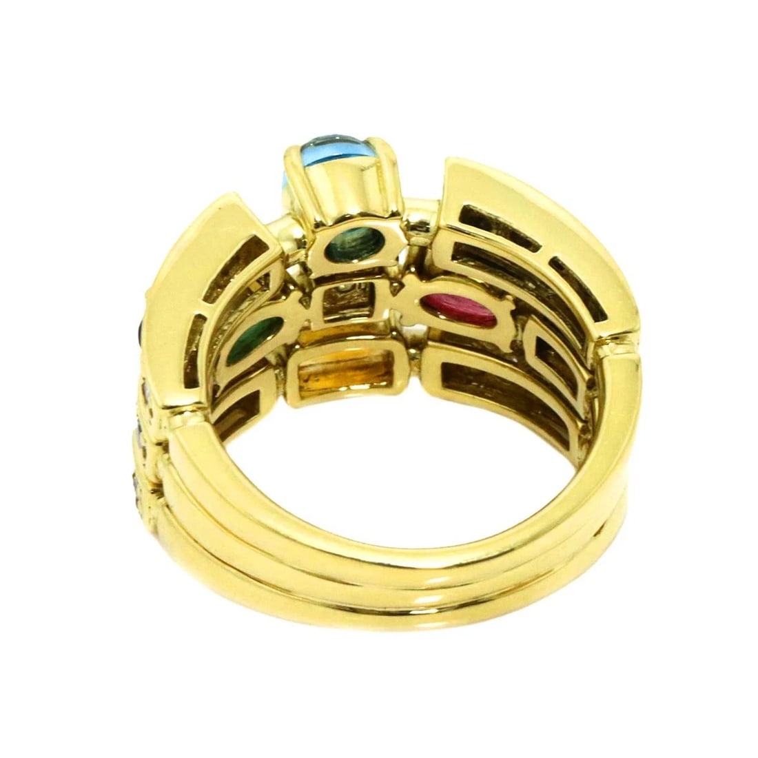 DIAMOND RING YG 750 - 5