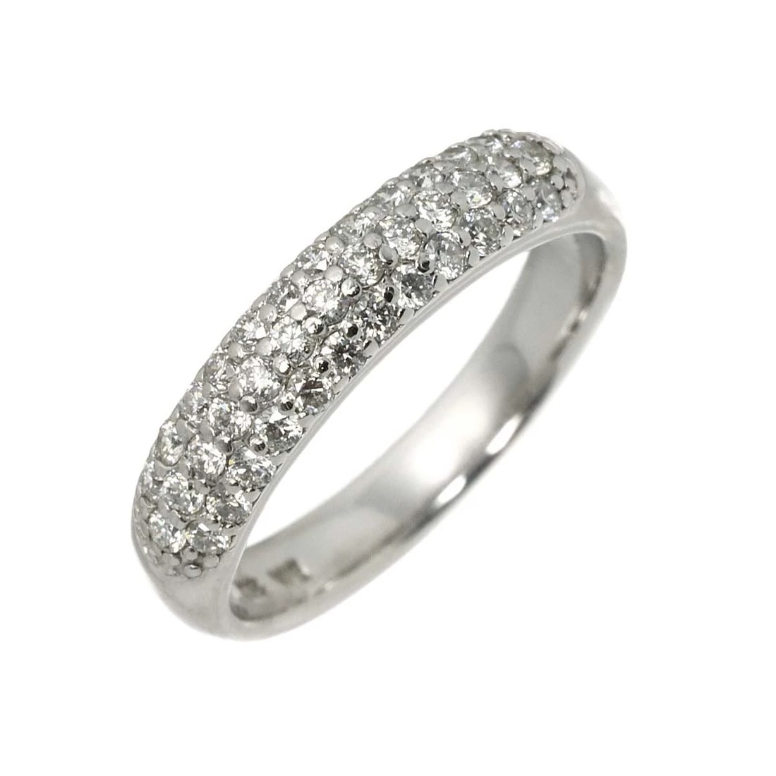 PONTE VECCHIO DIAMOND RING WG 750: Ponte Vecchio Diamond Ring WG 750 Brand: Ponte Vecchio Type/Style: Ring Material: 750 White Gold, Color: White Gold Size: 4-4.5(US) Accessories: None Accessories Notice: When purchasing pre-owned