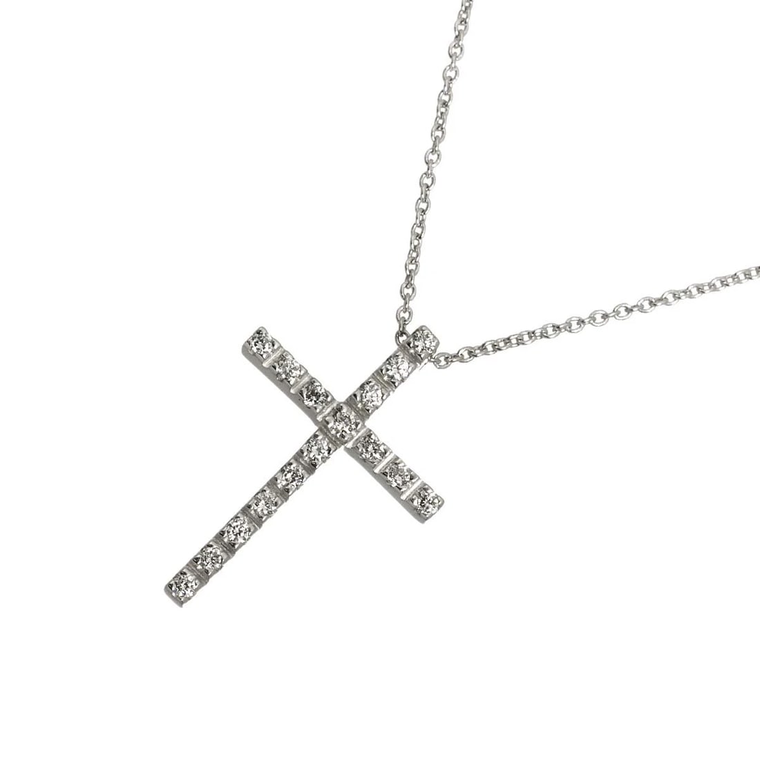 STAR JEWELRY DIAMOND NECKLACE: Star Jewelry Diamond Necklace Brand: Star Jewelry Type/Style: Necklace Material: 750 White Gold, Main Stone Natural Color: White Gold Size: internal circumference of the chain:17.7inch to 15.9inch