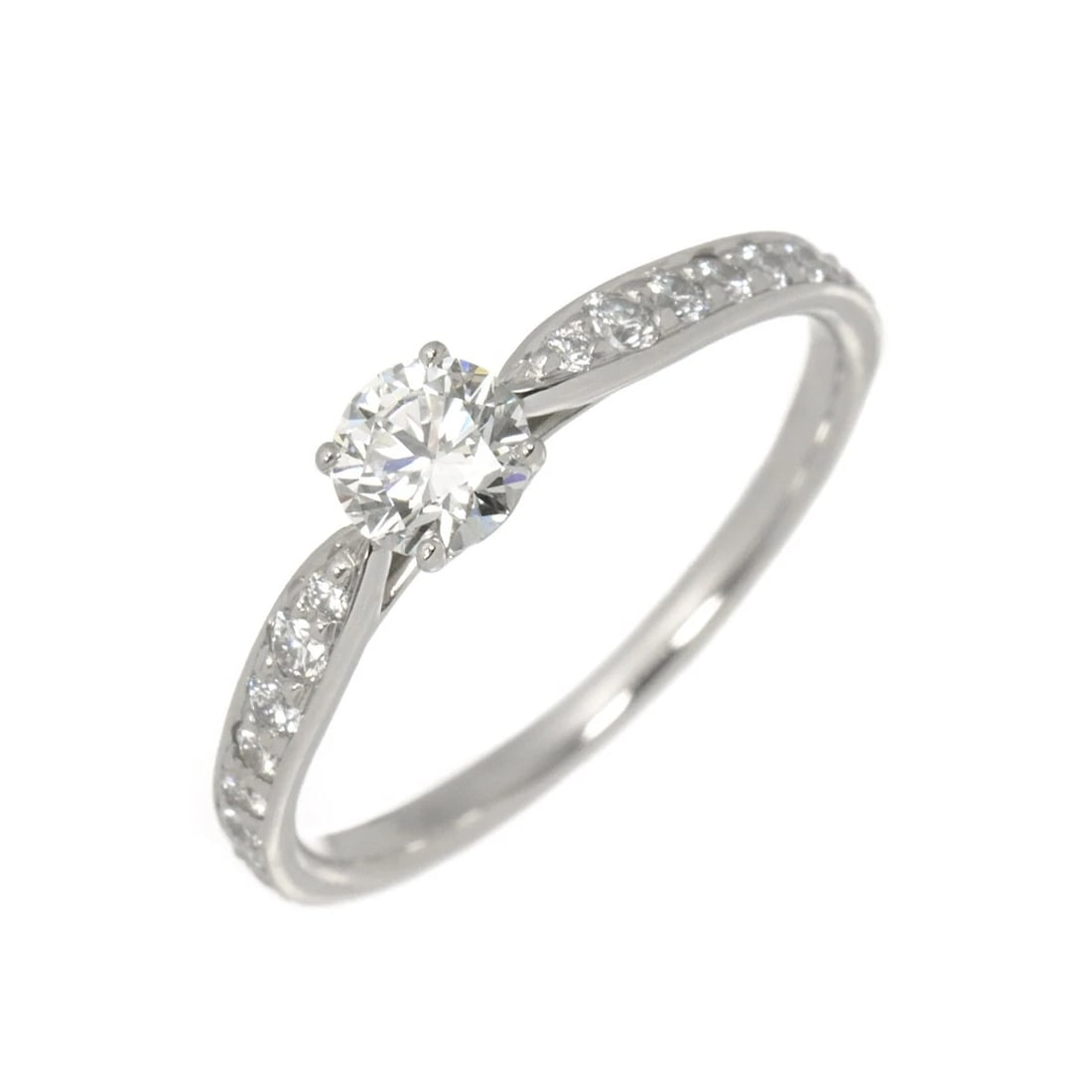 TIFFANY CO. HARMONY RING DIAMOND PLATINUM: TIFFANY Co. Harmony Ring Diamond Platinum Brand: TIFFANY Co. Type/Style: Ring Material: Platinum, Main Stone Natural Color: Platinum Size: 5.25(US) Accessories: None Accessories Notice: Wh