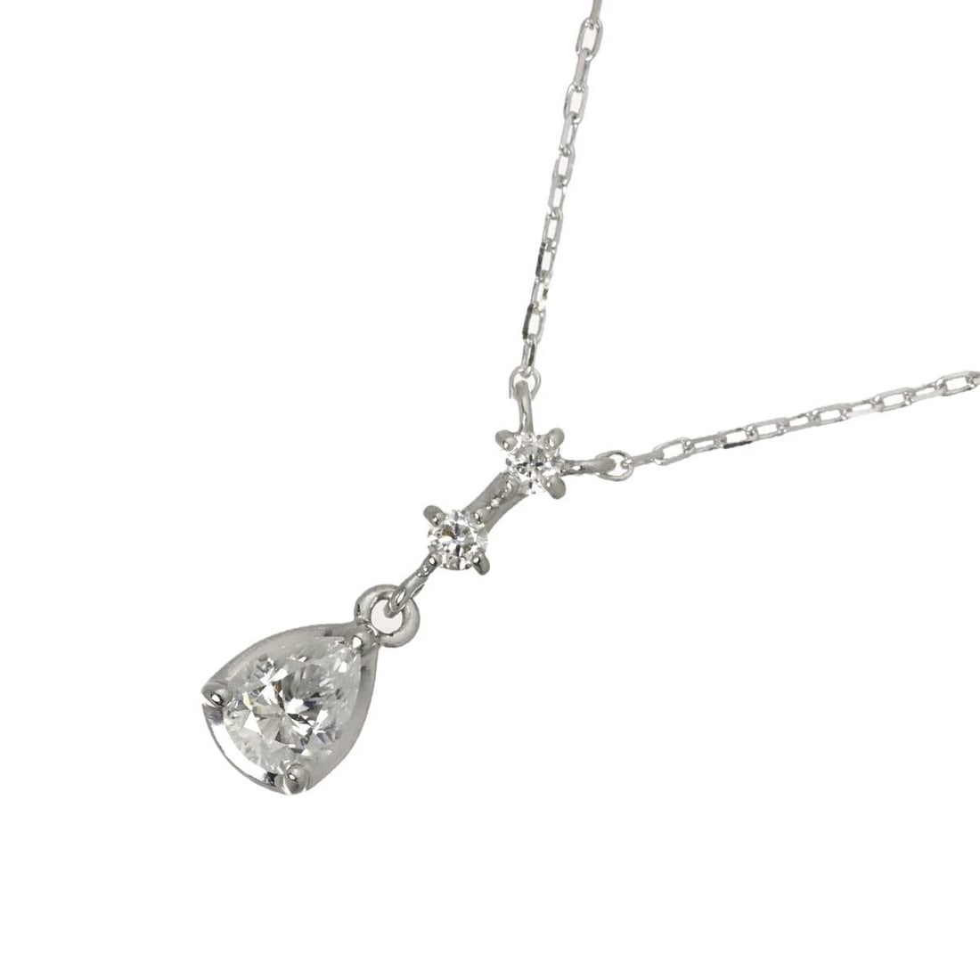 4C DIAMOND NECKLACE 18K WHITE GOLD 750 (1 of 4)