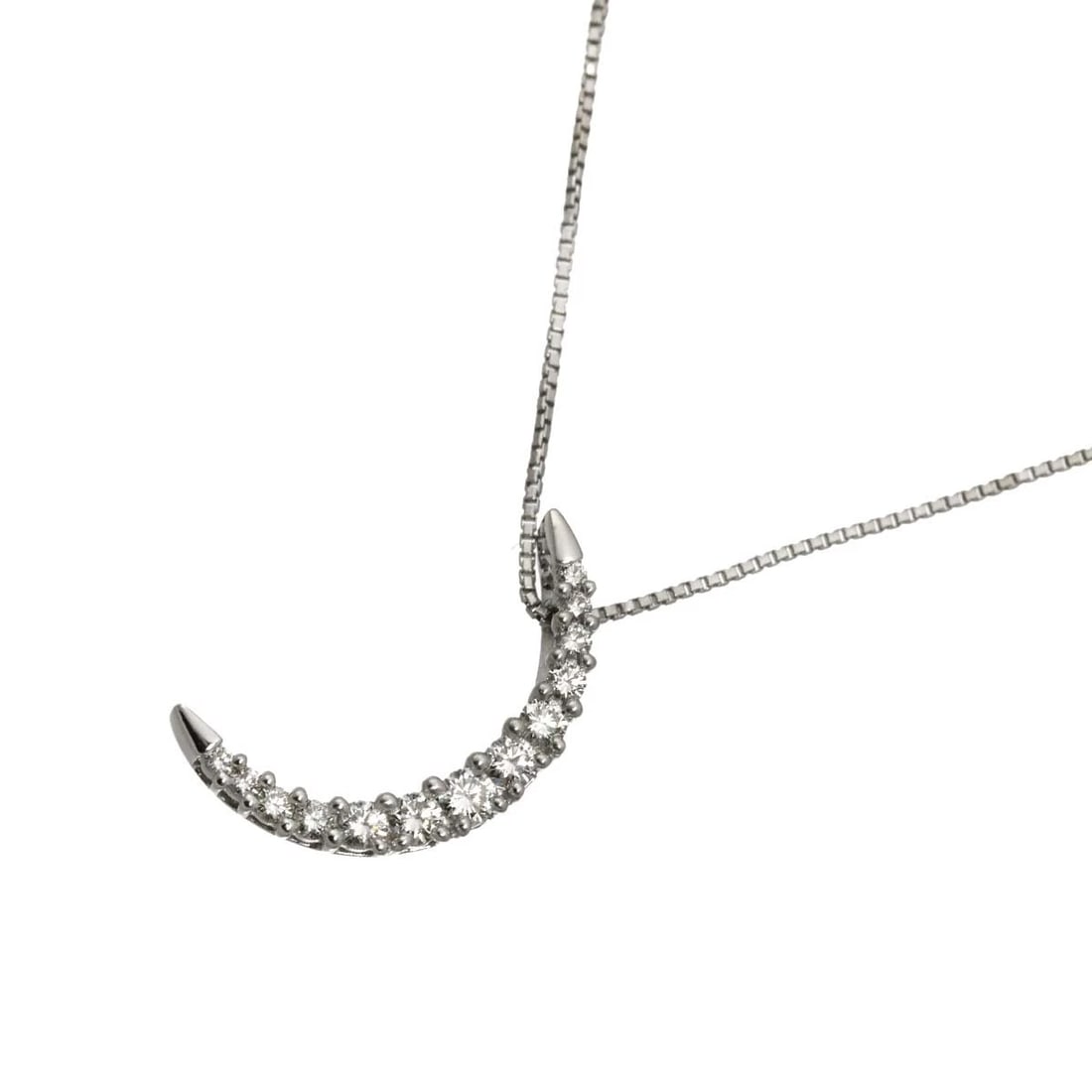 TASAKI DIAMOND NECKLACE 18K WHITE GOLD 750: TASAKI Diamond Necklace 18K White Gold 750 Brand: TASAKI Type/Style: Necklace Material: 750 Whie Gold, Main Stone Natural Color: White Gold Size: internal circumference of the chain:17.7inch(Adjustabl