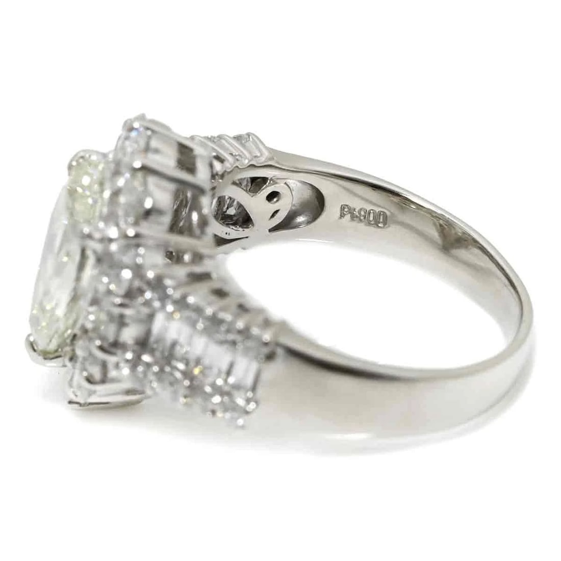 DIAMOND RING PT PLATINUM - 3
