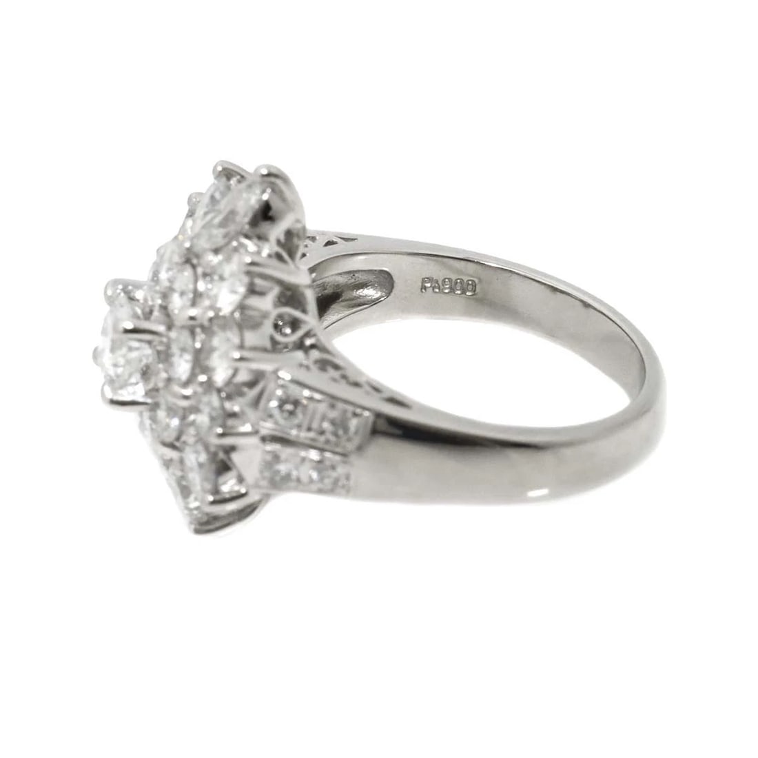 DIAMOND RING PT PLATINUM - 4