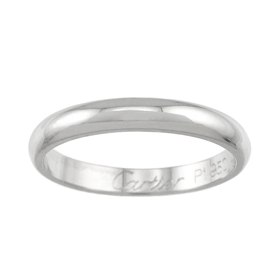 CARTIER CLASSIC RING PLATINUM - 2