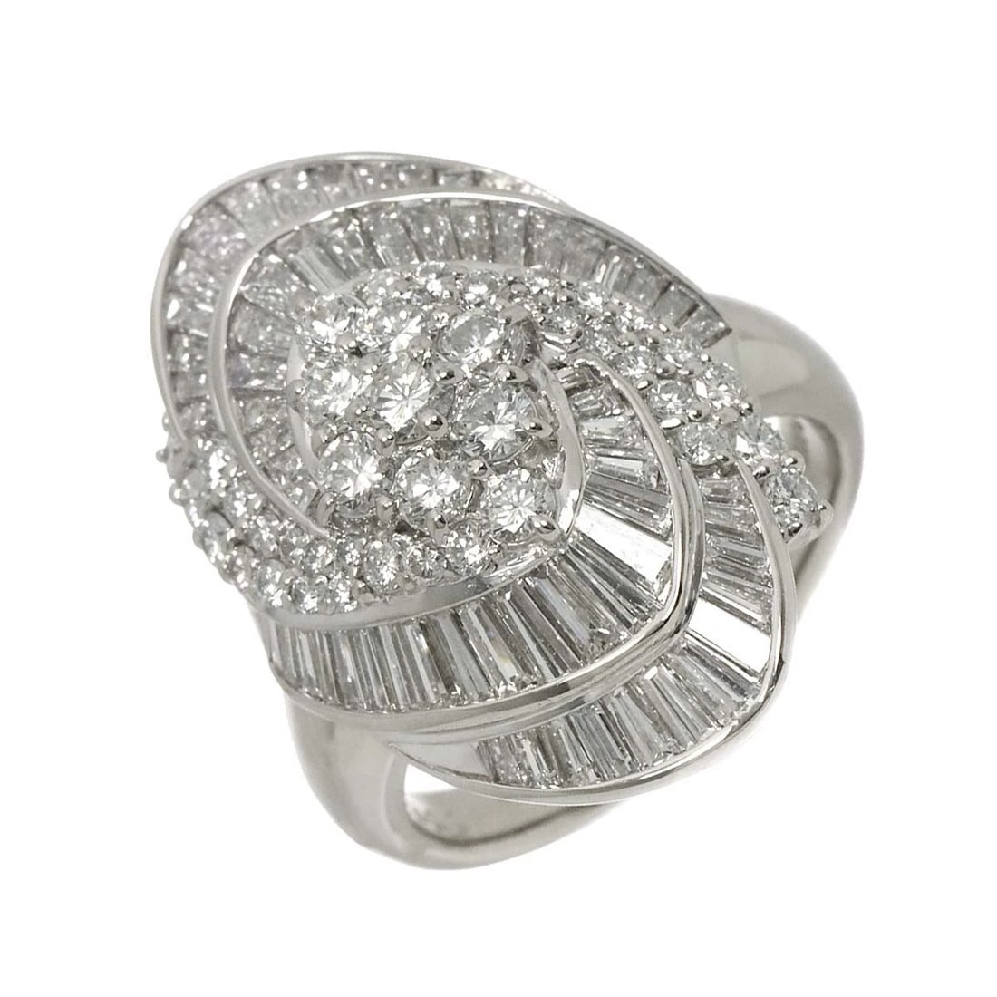 DIAMOND RING PT PLATINUM: Diamond Ring Pt Platinum Brand: Unbranded Type/Style: Ring Material: Platinum, Color: Platinum Size: 7.25(US) Accessories: None Accessories Notice: When purchasing pre-owned goods, please