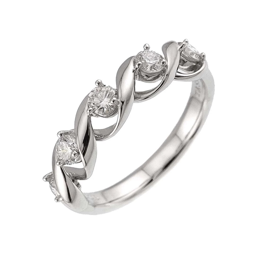 TASAKI DIAMOND RING 18K WHITE GOLD 750: TASAKI Diamond Ring 18K White Gold 750 Brand: TASAKI Type/Style: Ring Material: 750 White Gold, Main Stone Natural Color: White Gold Size: 6(US) Accessories: None Accessories Notice: When purchasing