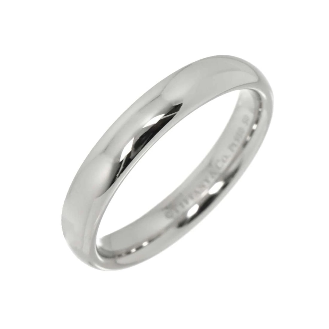 TIFFANY CO. CLASSIC RING PLATINUM: TIFFANY Co. Classic Ring Platinum Brand: TIFFANY Co. Type/Style: Ring Material: Platinum, Color: Platinum Size: 8-8.25(US) Accessories: None Accessories Notice: When purchasing pre-owned g