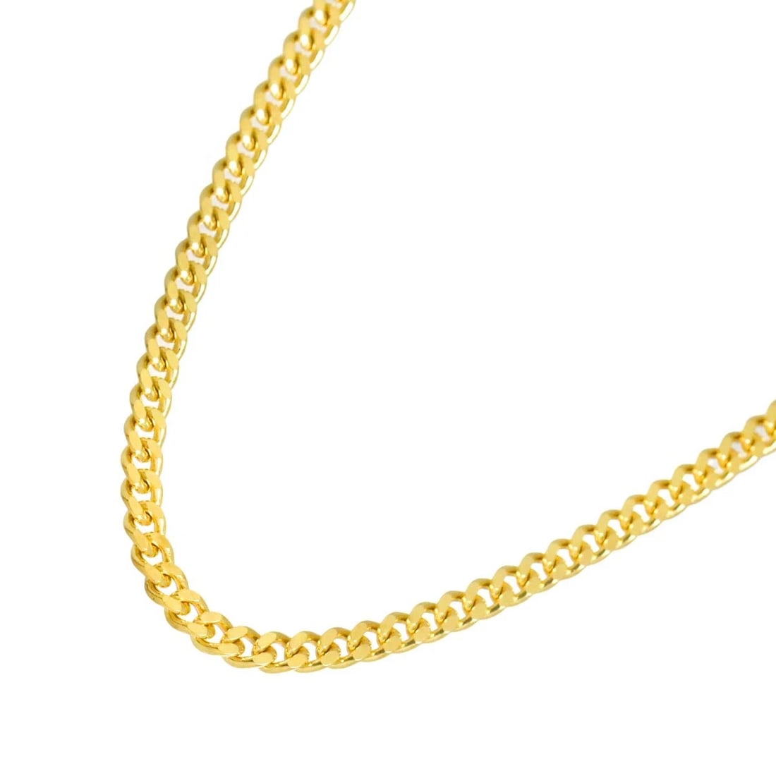 KIHEI CHAIN NECKLACE 18K YG 750: Kihei chain Necklace 18K YG 750 Brand: Unbranded Type/Style: Necklace Material: 750 Yellow Gold, Color: Gold Size: Inner circumference:19.7inch Width:(max.) 2.6mm Accessories: None Accesso