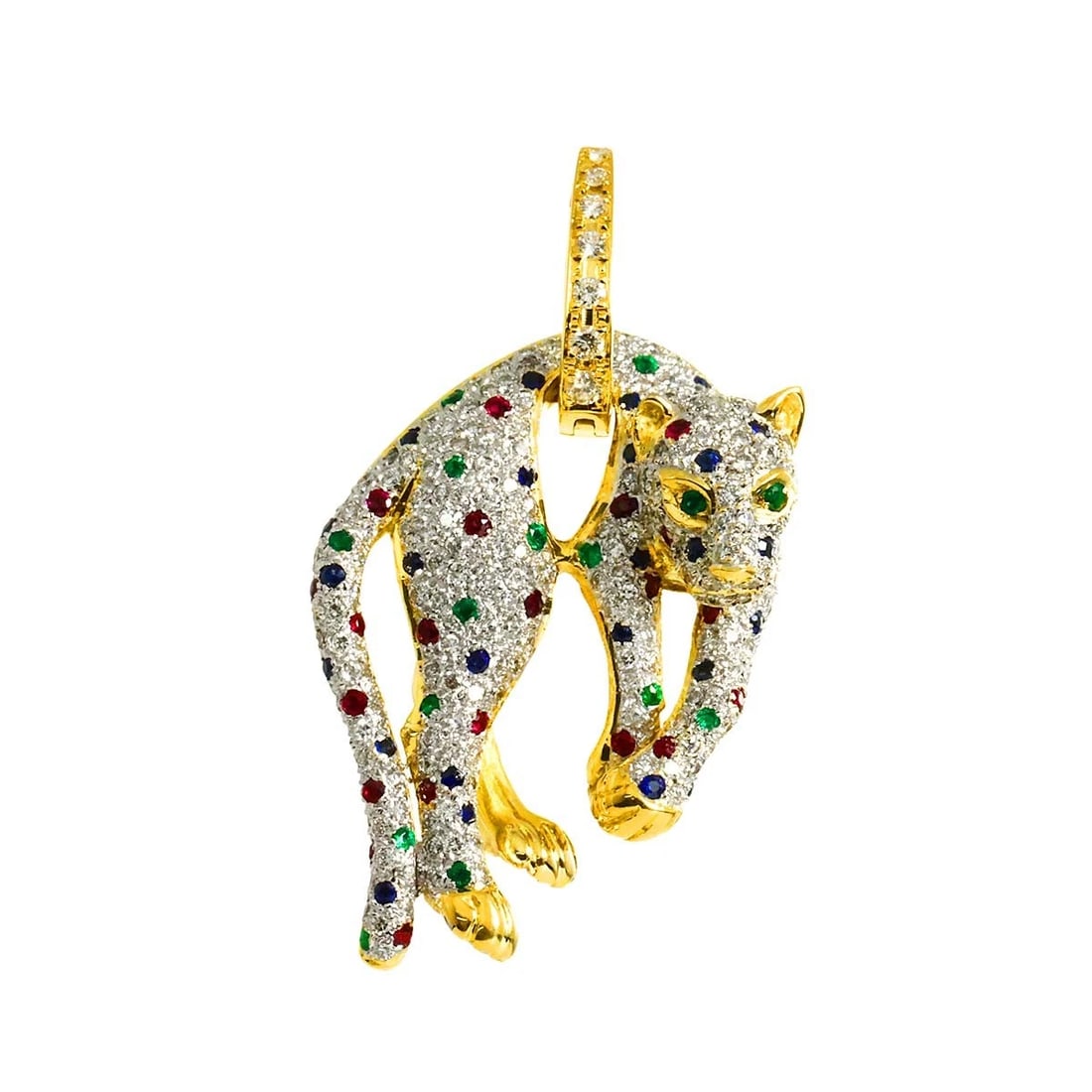 DIAMOND MULTI STONE PENDANT 18K YG YELLOW GOLD 750: Diamond Multi Stone Pendant 18K YG Yellow Gold 750 Brand: Unbranded Type/Style: Pendant Material: 750 Yellow Gold, Main Stone Natural Color: Yellow Gold Size: W 25.6 x H 46.2mm(included bail) Thicknes