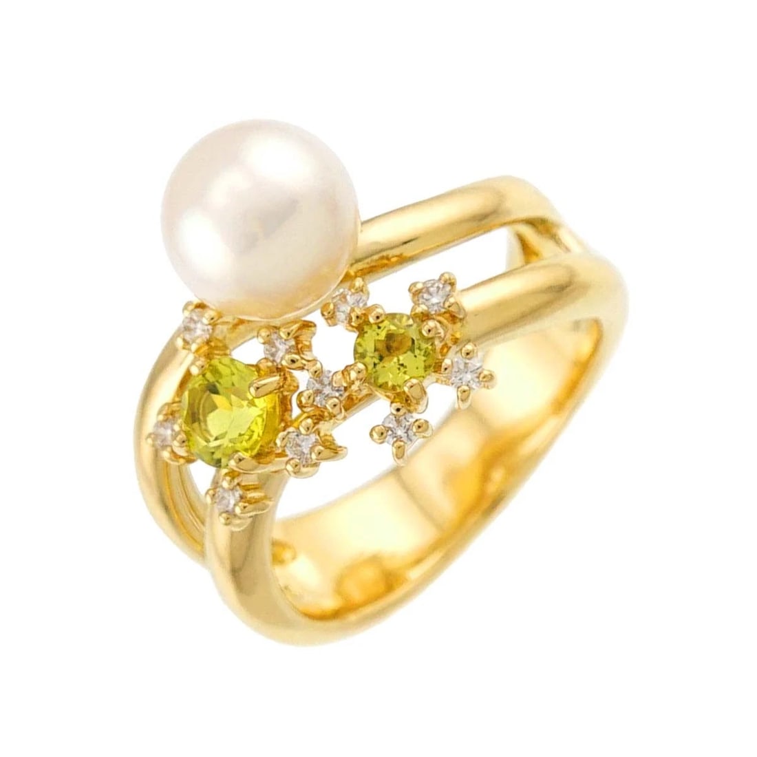 TASAKI AKOYA PEARL DIAMOND SAPPHIRE RING 18K YG: TASAKI Akoya Pearl Diamond Sapphire Ring 18K YG Brand: TASAKI Type/Style: Ring Material: 750 Yellow Gold, Main Stone Pearl Color: Yellow Gold Size: 5.5-5.75(US) Accessories: None Accessori