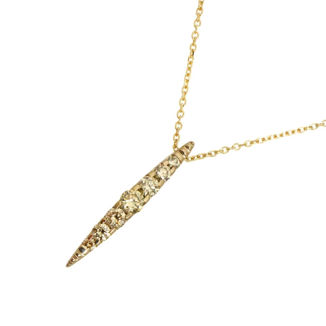KASHIKEY BROWN DIAMOND NECKLACE 18K BROWN GOLD 750 (1 of 3)