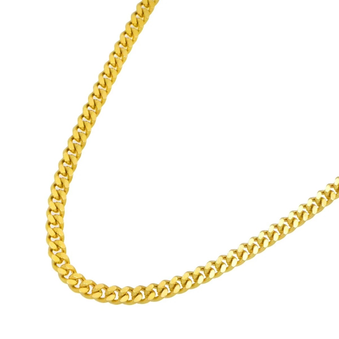 KIHEI CHAIN NECKLACE 18K YG 750: Kihei chain Necklace 18K YG 750 Brand: Unbranded Type/Style: Necklace Material: 750 Yellow Gold, Color: Gold Size: Inner circumference:23inch Width:(max.) 3.7mm Accessories: None Accessori