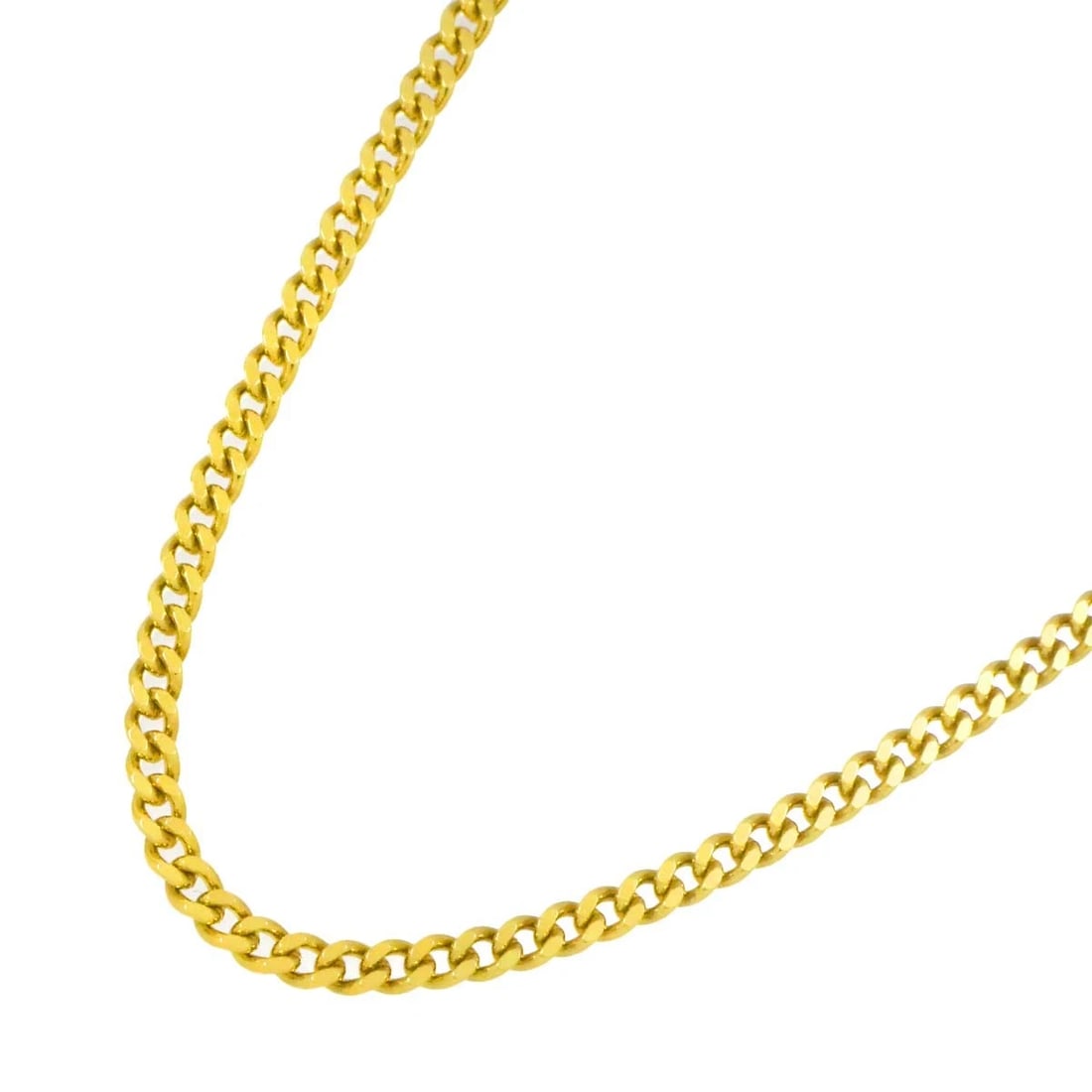 KIHEI CHAIN NECKLACE 18K YG 750: Kihei chain Necklace 18K YG 750 Brand: Unbranded Type/Style: Necklace Material: 750 Yellow Gold, Color: Gold Size: Inner circumference:19.9inch Width:(max.) 2.6mm Accessories: None Accesso
