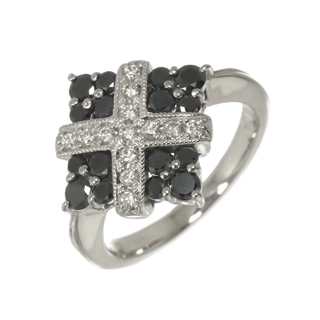 DIAMOND RING 18K K18 WG WHITE GOLD: Diamond Ring 18K K18 WG White Gold Brand: Unbranded Type/Style: Ring Material: 750 White Gold, Main Stone Natural Color: White Gold Size: 4.5-4.75(US) Accessories: None Accessories Notice: When