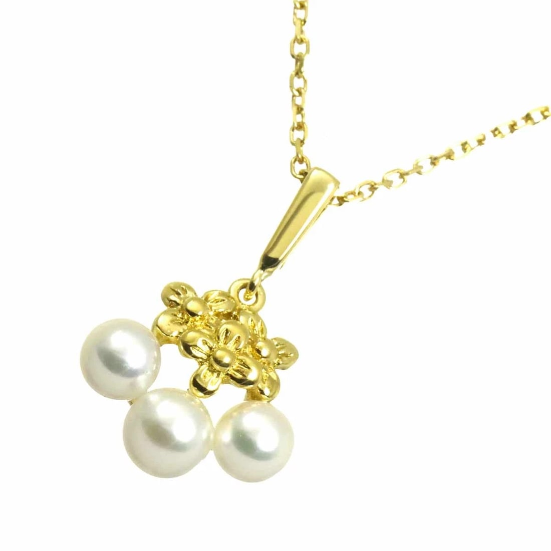 MIKIMOTO AKOYA PEARL NECKLACE 18K YG 750: MIKIMOTO Akoya Pearl Necklace 18K YG 750 Brand: MIKIMOTO Type/Style: Necklace Material: 750 Yellow Gold, Main Stone Akoya Pearl Color: Yellow Gold Size: internal circumference of the chain: 15.6inch