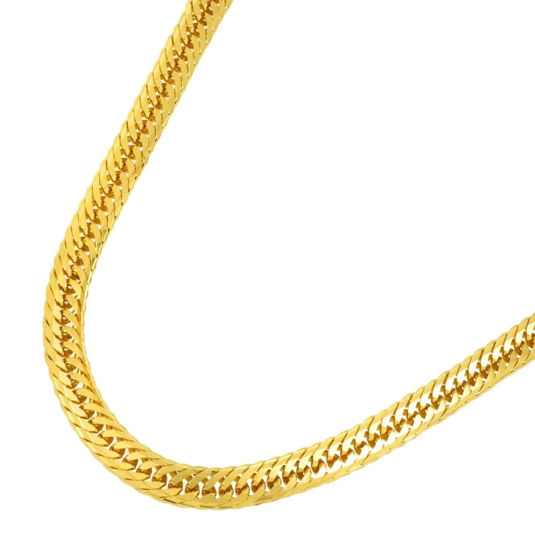 KIHEI CHAIN NECKLACE 18K YG 750: Kihei chain Necklace 18K YG 750 Brand: Unbranded Type/Style: Necklace Material: 750 Yellow Gold, Color: Gold Size: Inner circumference:24inch Width:(max.) 9.7mm Accessories: None Accessories Notice: