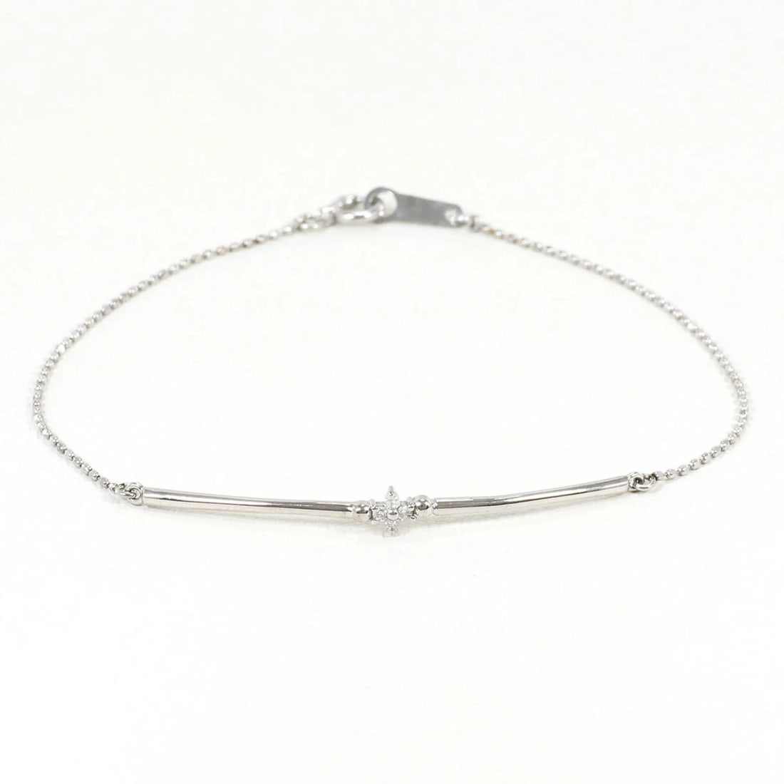 18K (18-KARAT WHITE GOLD) BRACELET WITH DIAMONDS (1 of 2)